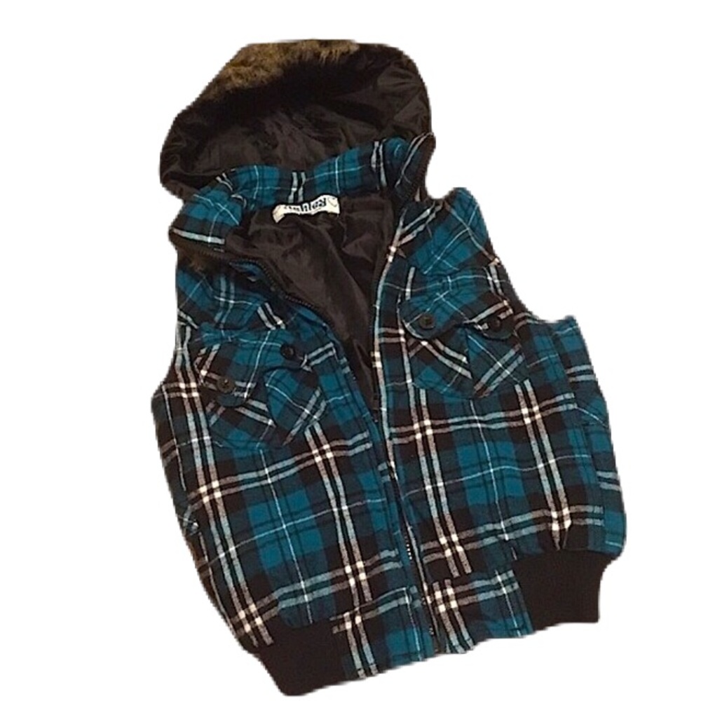 Ashley Girls Hooded Winter Vest
